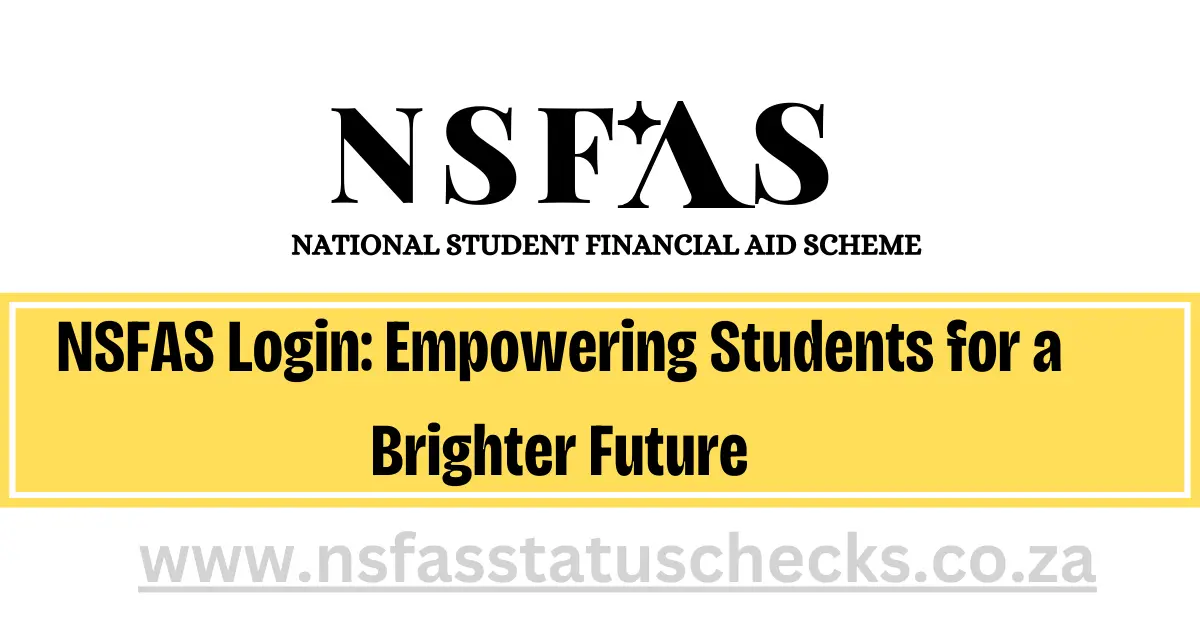 NSFAS Login