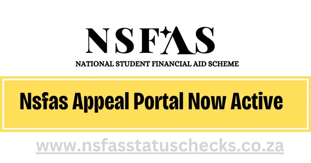 Nsfas Appeal Portal 