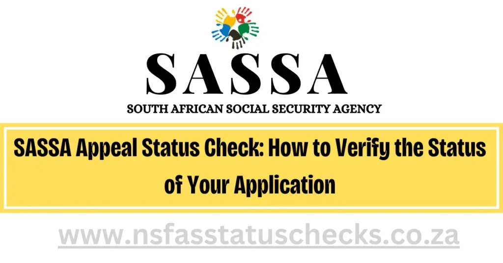 SASSA Status Check Appeal