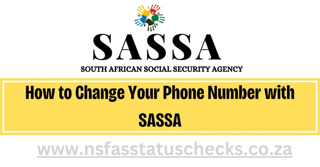 SASSA Change Phone Number