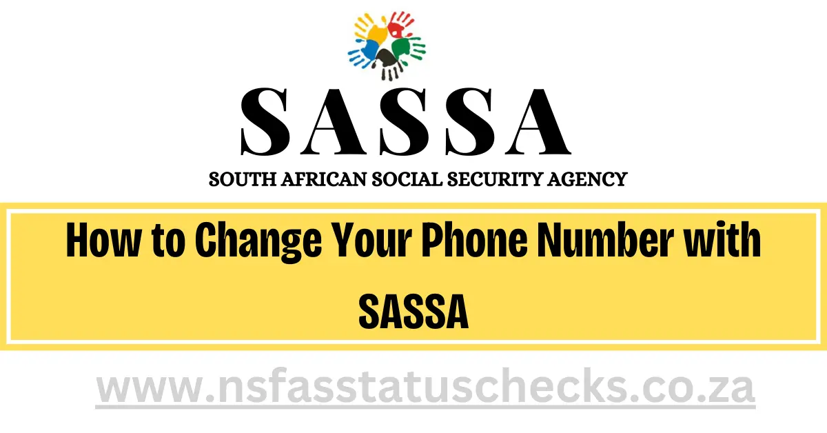 SASSA Change Phone Number