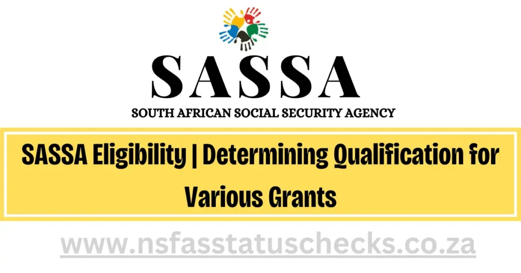 SASSA Eligibility 